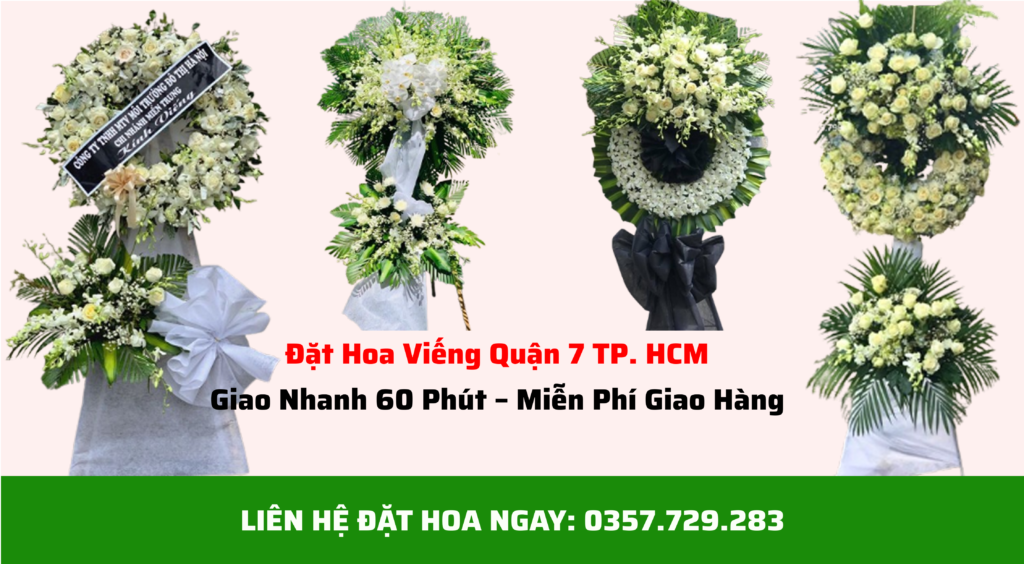Đặt hoa viếng Quận 7