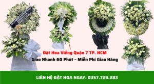 Đặt hoa viếng Quận 7