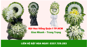 Đặt hoa viếng Quận 1