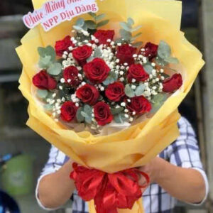 Bó Hoa Bình Yên Dịu Dàng